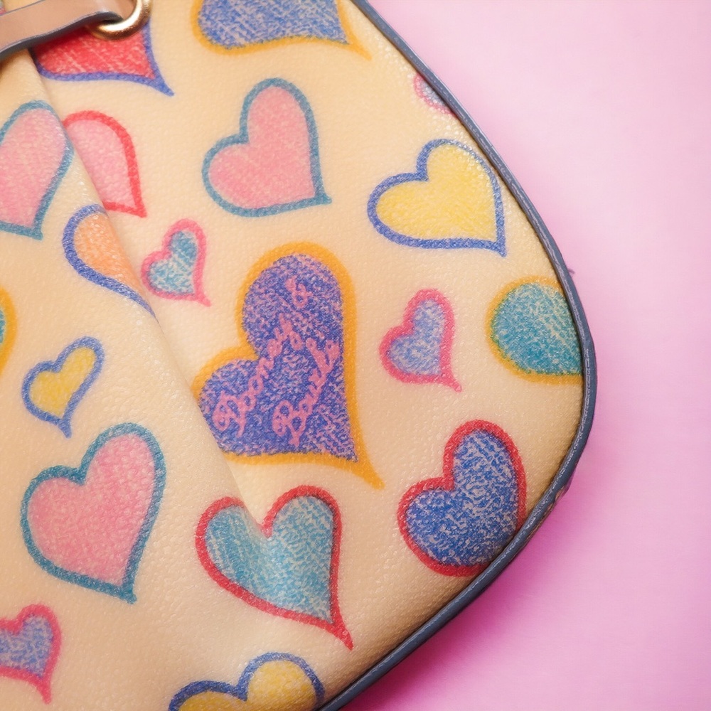 Dooney and Bourke Y2K Monogram Pink Heart Bag - Picture 4 of 6